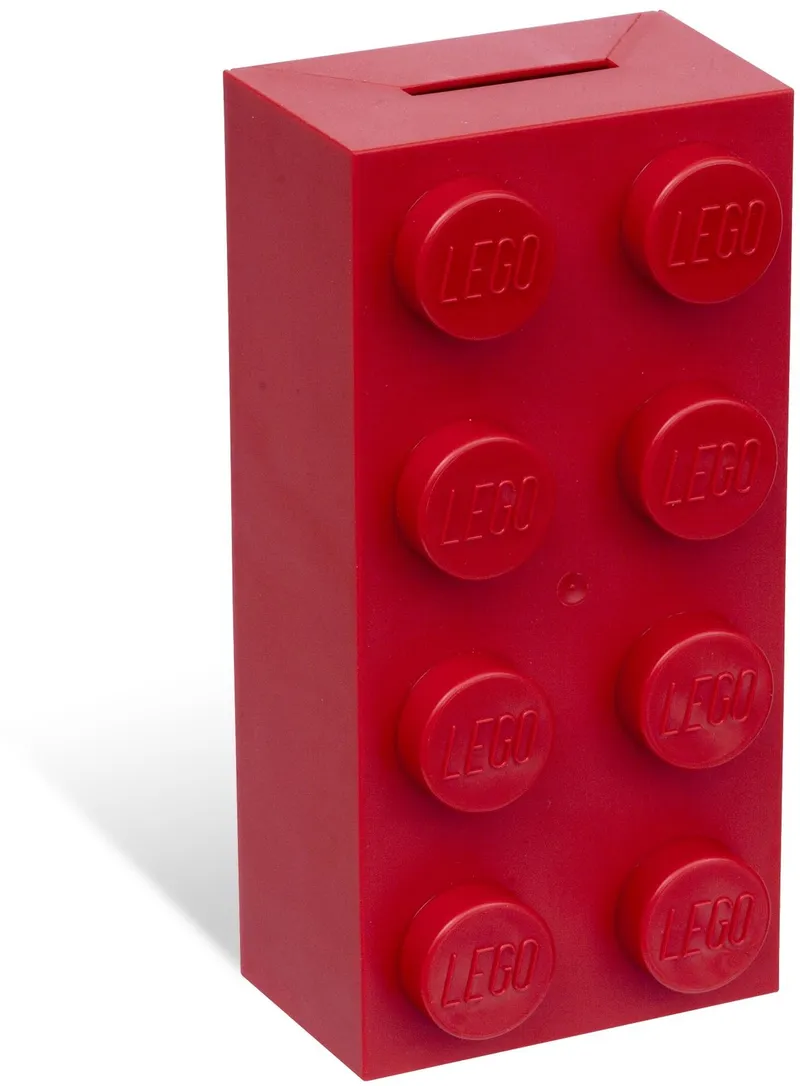 2 x 4 Brick Coin Bank van LEGO – productfoto