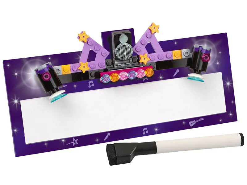 Maak een Statement met de LEGO® Friends VIP-kaartbord Naamplaat