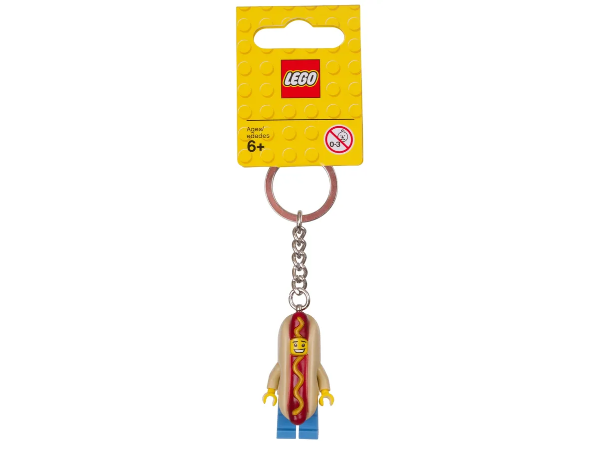 LEGO LEGO® Hot Dog Guy Keyring (853571) - Bild 1