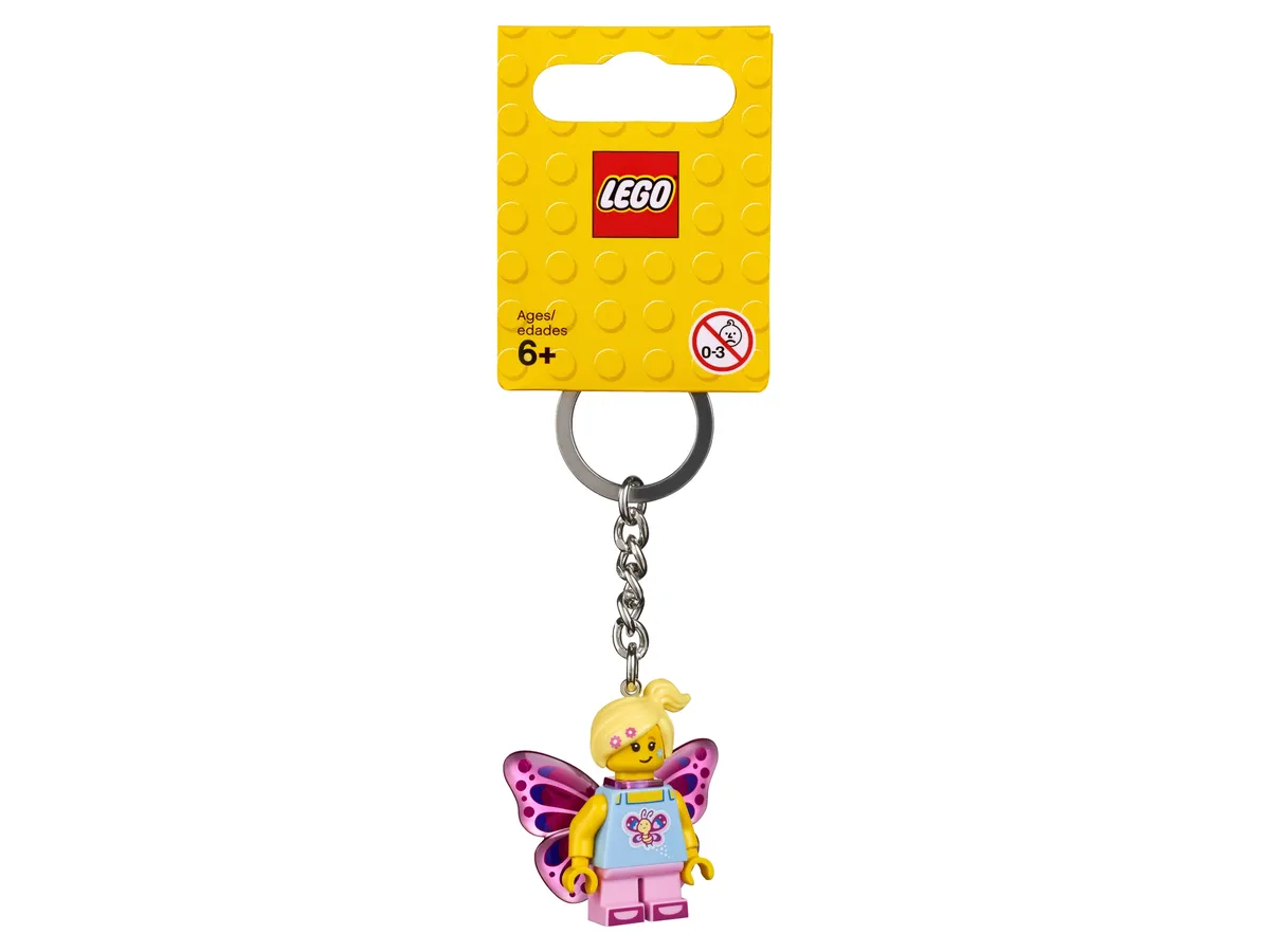 LEGO Butterfly Girl Key Chain (853795) - Bild 1