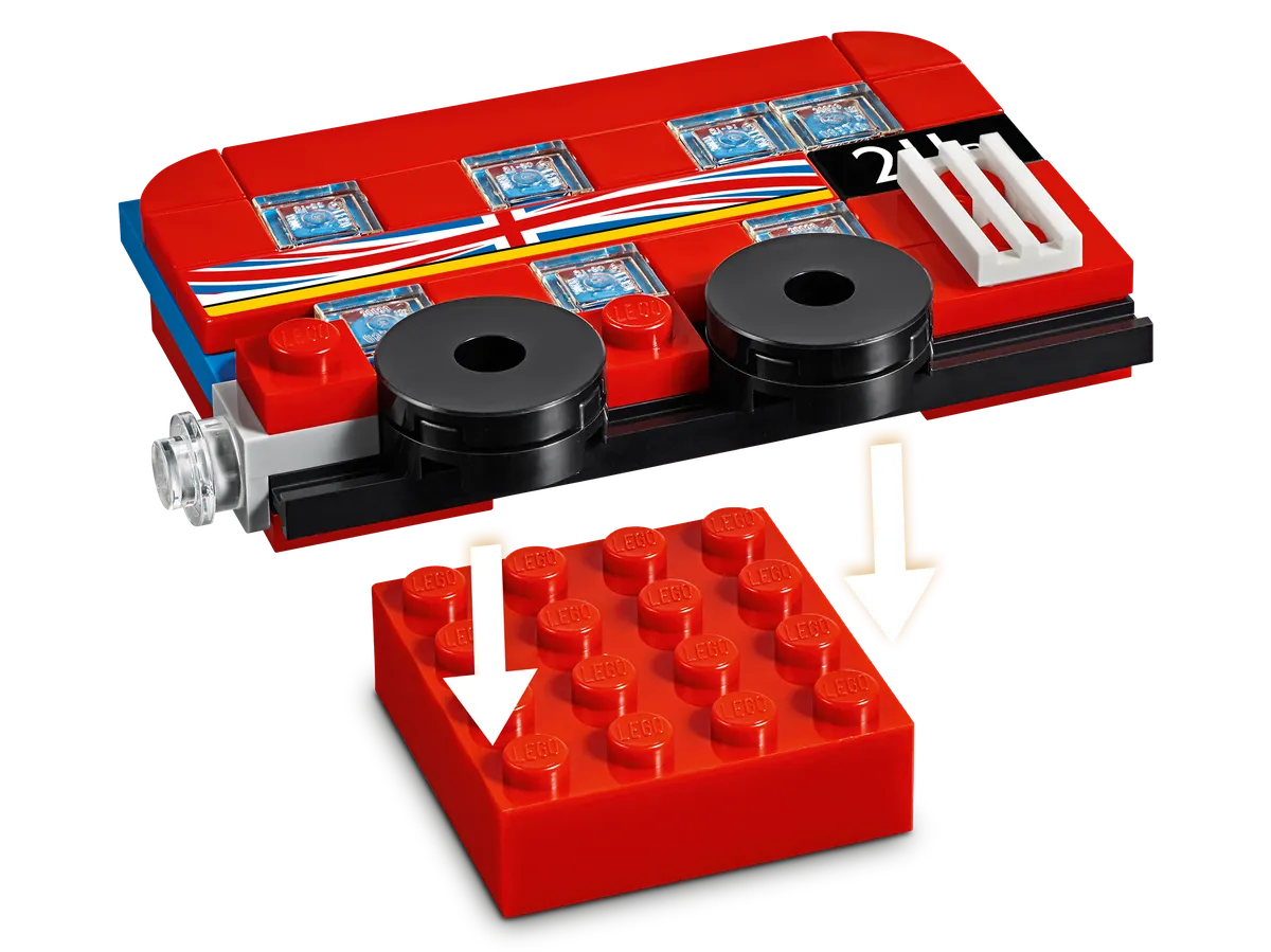 LEGO London Bus Magnet Build (853914) - Bild 1