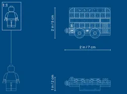 LEGO London Bus Magnet Build (853914) - Bild 4