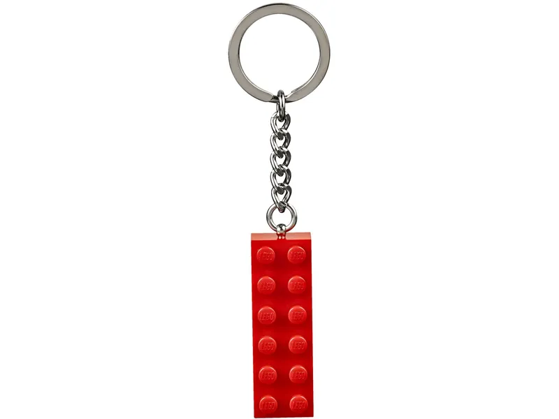 2 x 6 Brick Key Chain van LEGO – productfoto