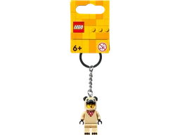 LEGO French Bull Dog Guy Keyring (854158) - afbeelding 1