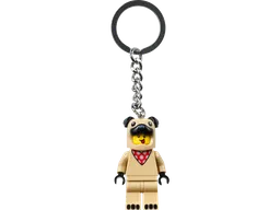 LEGO French Bull Dog Guy Keyring (854158)