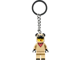 French Bull Dog Guy Keyring fra LEGO – produktfoto 1 af 2