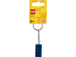LEGO Earth Blue 2x4 Keyring (854237) - image 1