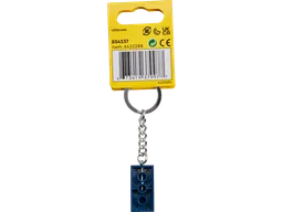 LEGO Earth Blue 2x4 Keyring (854237) - image 2