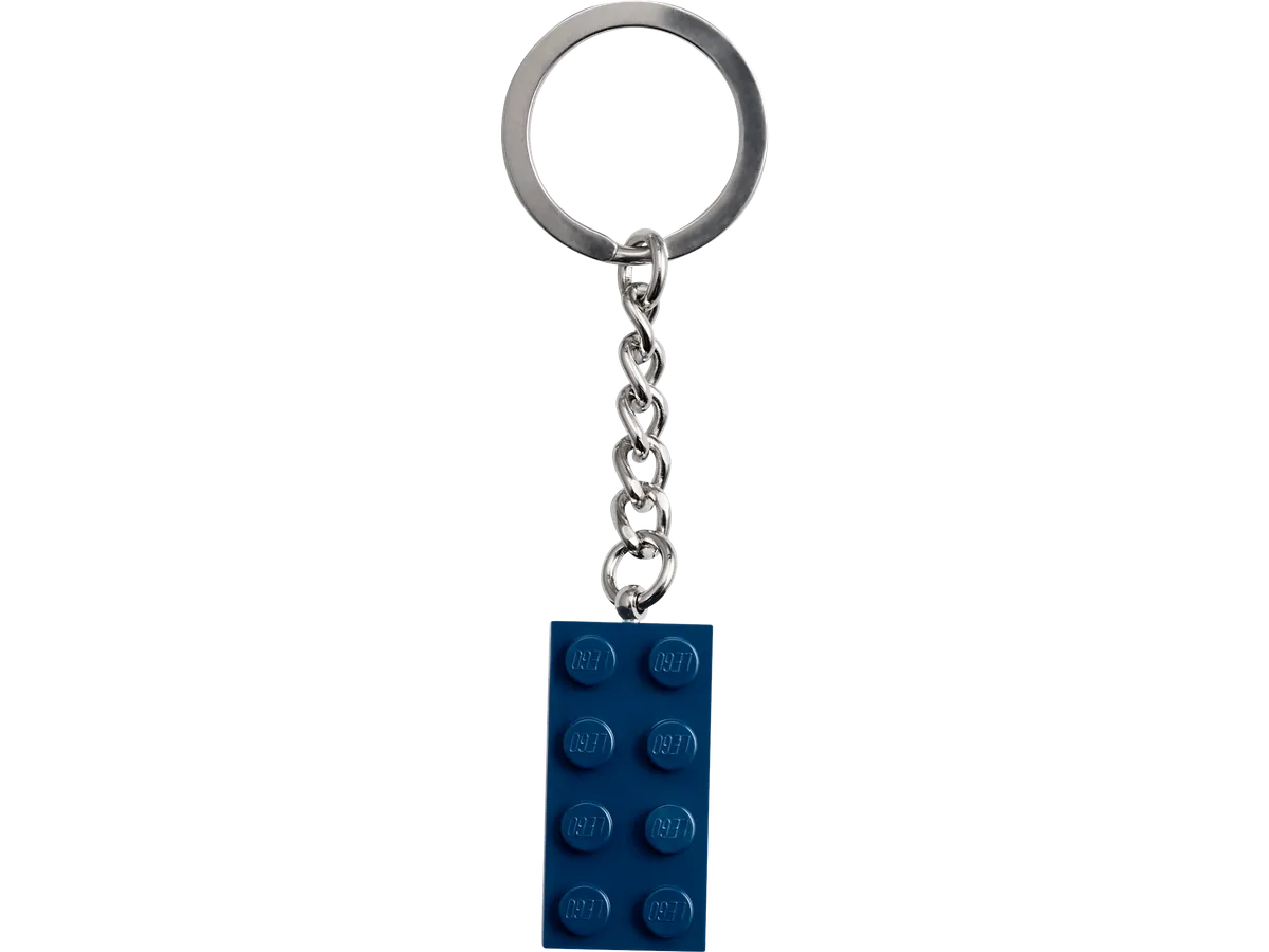 LEGO Earth Blue 2x4 Keyring (854237)