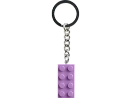 LEGO Medium Lavender 2x4 Stud Key Chain (854304)
