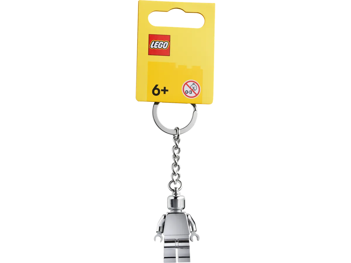 LEGO Silver Minifigure Key Chain (854305) - image 1