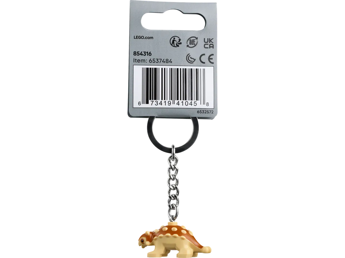 LEGO Baby Ankylosaurus Key Chain (854316) - Bild 2