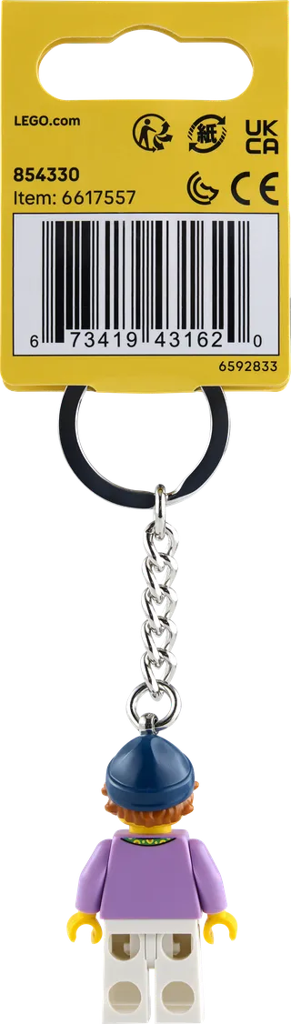 Sunflower Lanyard Girl Key Chain från LEGO – produktbild 2 av 2