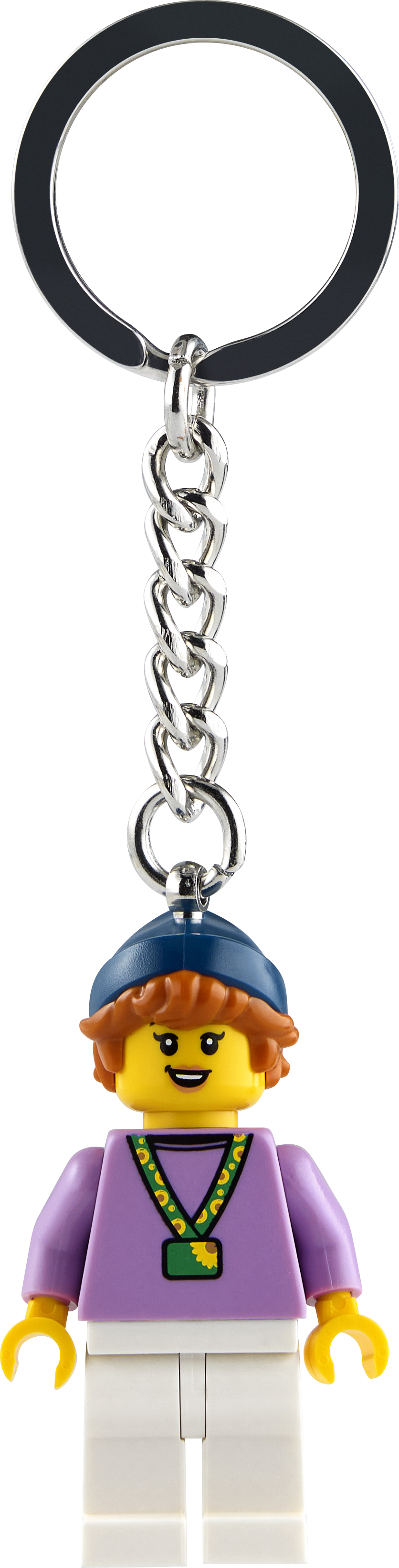 LEGO Sunflower Lanyard Girl Key Chain (854330)