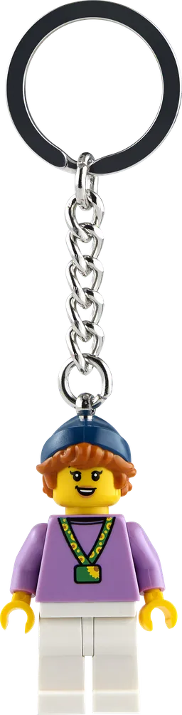 LEGO Sunflower Lanyard Girl Key Chain (854330)