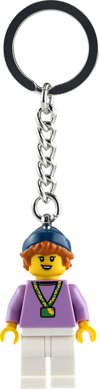 Sunflower Lanyard Girl Key Chain från LEGO – produktbild 1 av 2