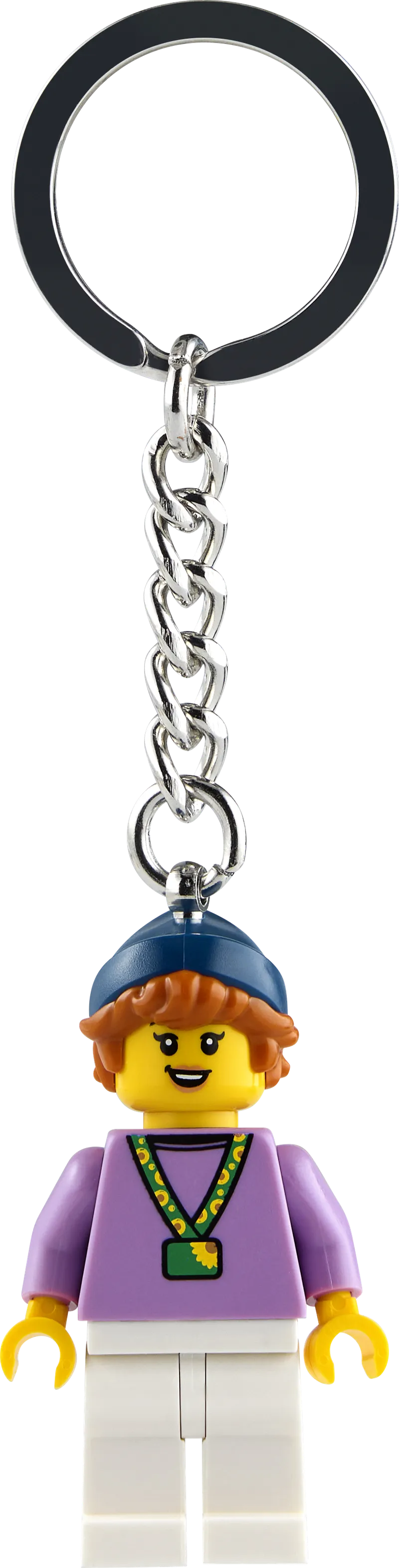 Sunflower Lanyard Girl Key Chain