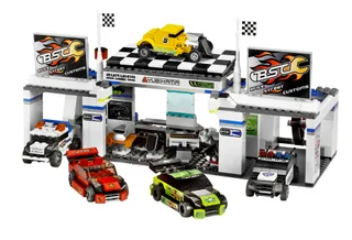Tuner Garage van LEGO – productfoto