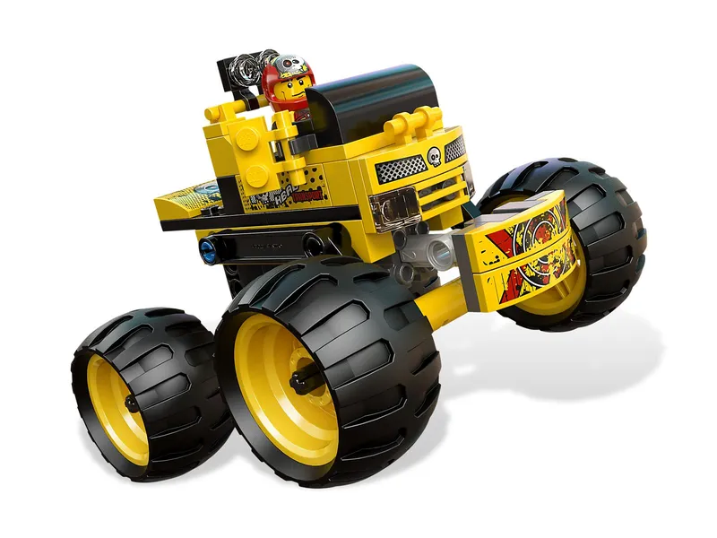 LEGO 9093 Bone Cruncher: Monster Truck met Eject-Functie