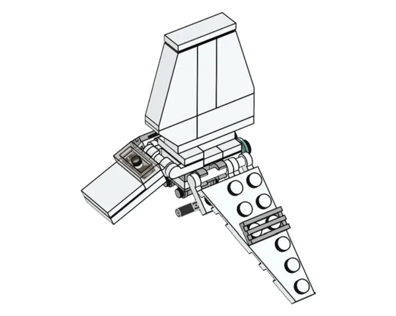 Imperial Shuttle von LEGO – Produktfoto