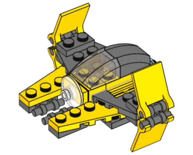 Jedi Interceptor de LEGO – photo du produit