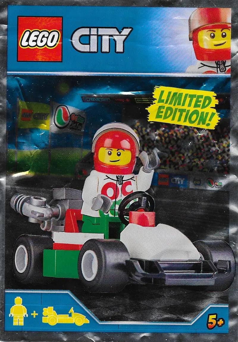 Race Driver & Go-kart van LEGO – productfoto