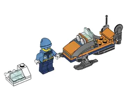 LEGO Arctic Explorer with Snowmobile (951810)