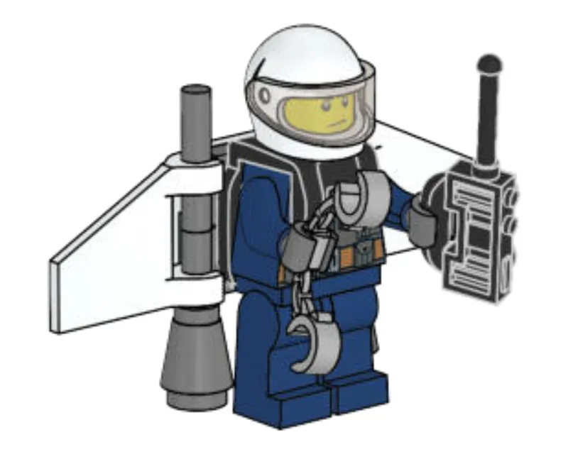 Police Officer with Jetpack by LEGO – product photo