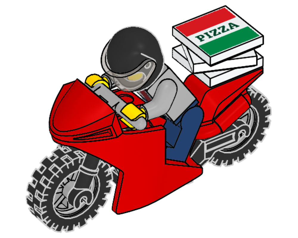 LEGO Pizza Delivery Guy (951909)