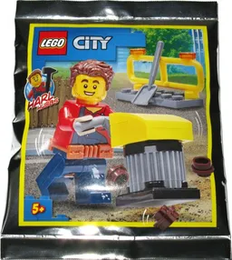 LEGO Harl Hubbs with Tamping Rammer (952018)