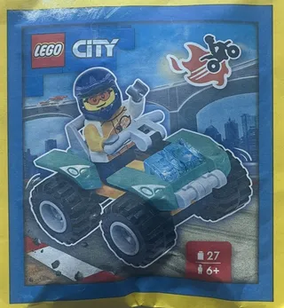Stuntman with Quad Bike von LEGO – Produktfoto