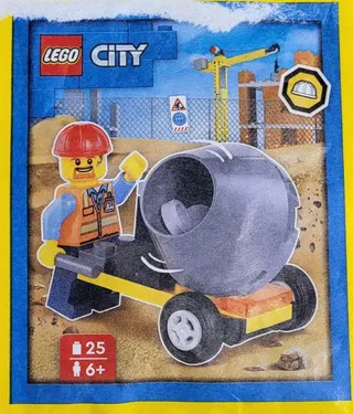 Builder with Cement Mixer van LEGO – productfoto