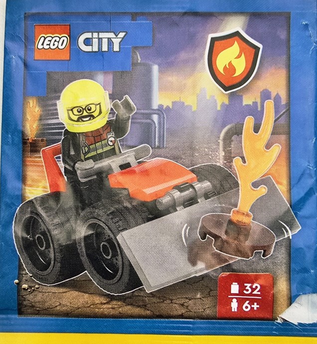 Firefighter with Bulldozer