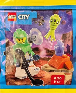 LEGO Astronaut with Alien and Crystal (952511)