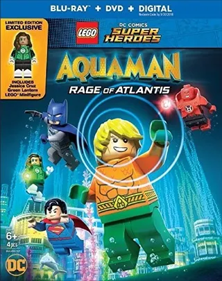 LEGO DC Comics Super Heroes Aquaman: Rage of Atlantis (Blu-ray + DVD) von LEGO – Produktfoto