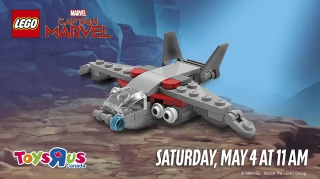 Mini Captain Marvel Ship van LEGO – productfoto