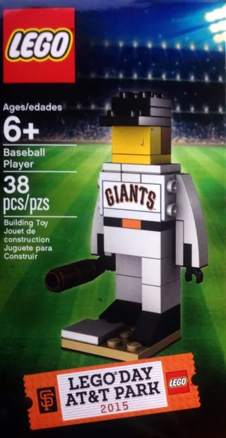 San Francisco Giants Baseball Player by LEGO – product photo