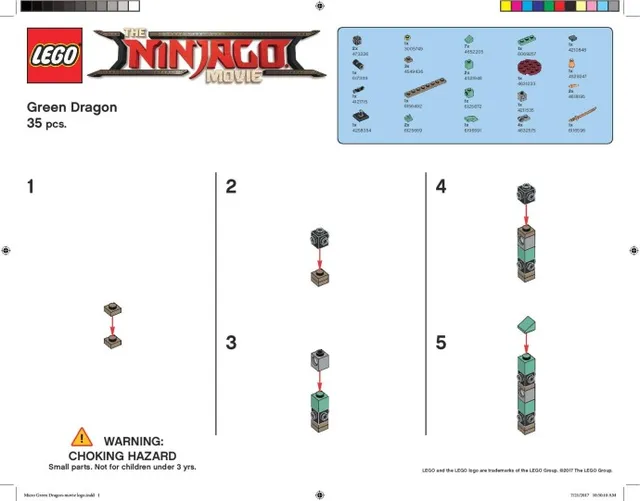 Green Dragon by LEGO – product photo