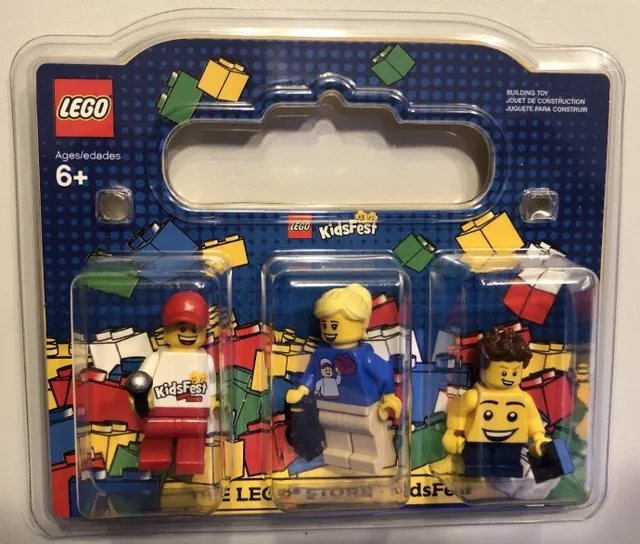 Three Kidsfest minifigures van LEGO – productfoto
