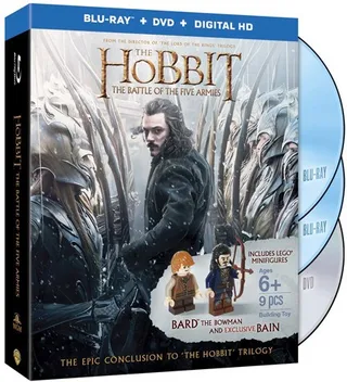 The Hobbit: The Battle of the Five Armies with 2 Minifigures (Blu-ray + DVD) de LEGO – photo du produit