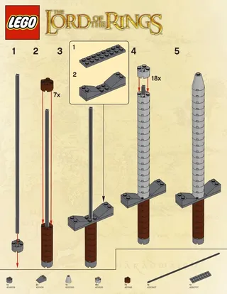 Sword by LEGO – product photo