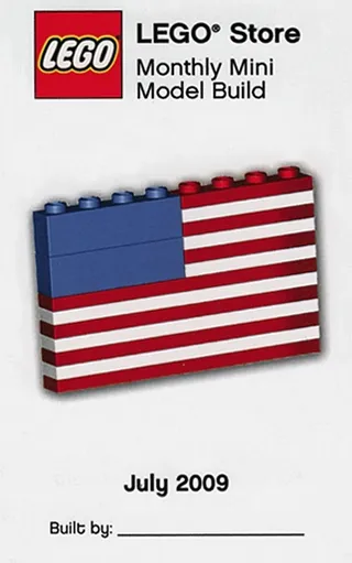 US Flag van LEGO – productfoto