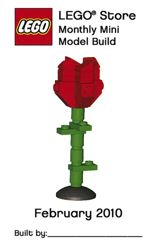 Rose van LEGO – productfoto