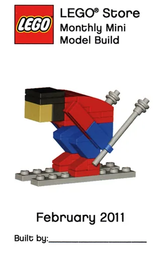 Skier van LEGO – productfoto