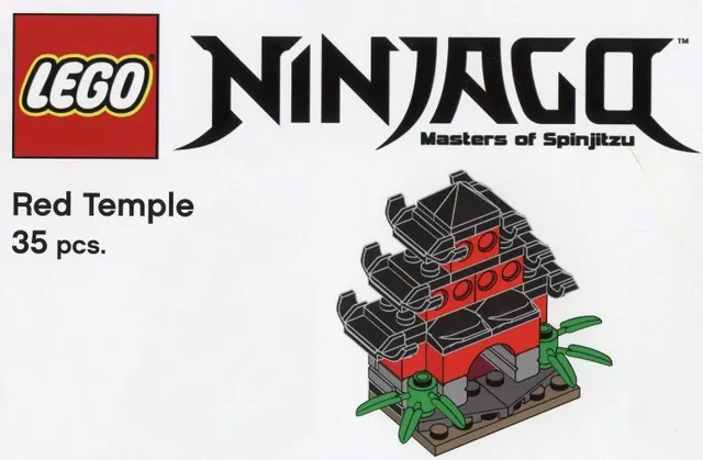 Red Temple van LEGO – productfoto