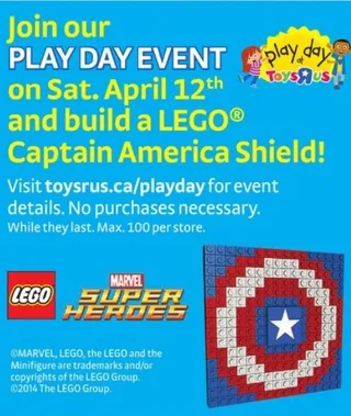Captain America's Shield von LEGO – Produktfoto