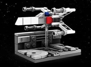 X-wing Trench Run von LEGO – Produktfoto